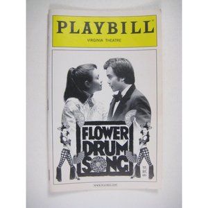 Flower Drum Song Playbill Lea Salonga Sandra Allen Randall Duk Kim March 2003